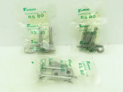 RS802CL Connecting Roller Chain Link #80 1" Pitch Lot of 3