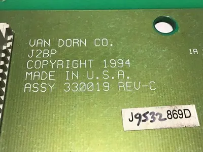 USED VAN DORN PC330-019 330-019