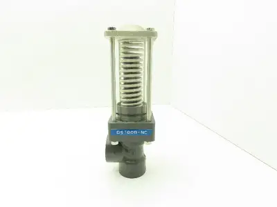 Plast-o-matic DS100B-NC 1" PVC Shutoff Valve NC Pneumatic Air Automatic Sch 80