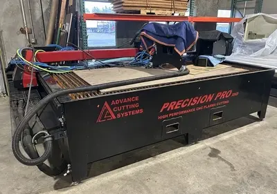 2023 ADVANCED CUTTING SYSTEMS HD PLASMA WITH HYPERTHERM PRECISION XHD 510, 5' x 10' Table, Water Table, 2023 Plasma Cutters | Maurice Cohen (12)