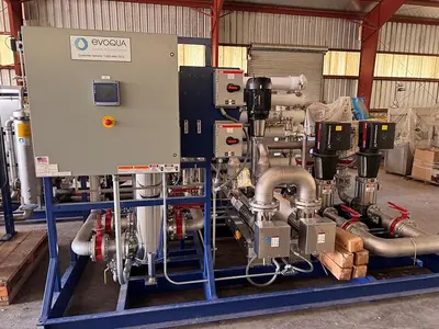 USED 2019 EVOQUA WATER TECHNOLOGIES RO/DI SYSTEM WITH SOFTENING CAPABILITY