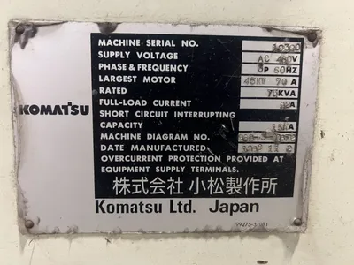 USED 1998 KOMATSU PRESSES KOMATSU E2G300-3UMS PRESS