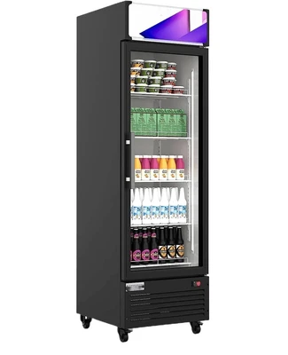 168-0020 AC SDGR 25" Single Glass Door Self Contained Cooler