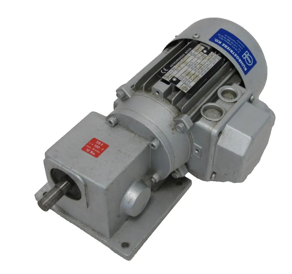 USED RUHRGETRIEBE MS56A/4WSK GEAR MOTOR 100:1 MS56A4WSK