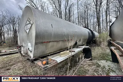 Used 1988 FRUEHAUF 7,000 TANKER Tanker Trailers Louisiana US | Proxy Equipment #1377943