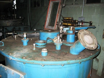 Sanborn 48 x 24 perforate basket centrifuge, 316SS.