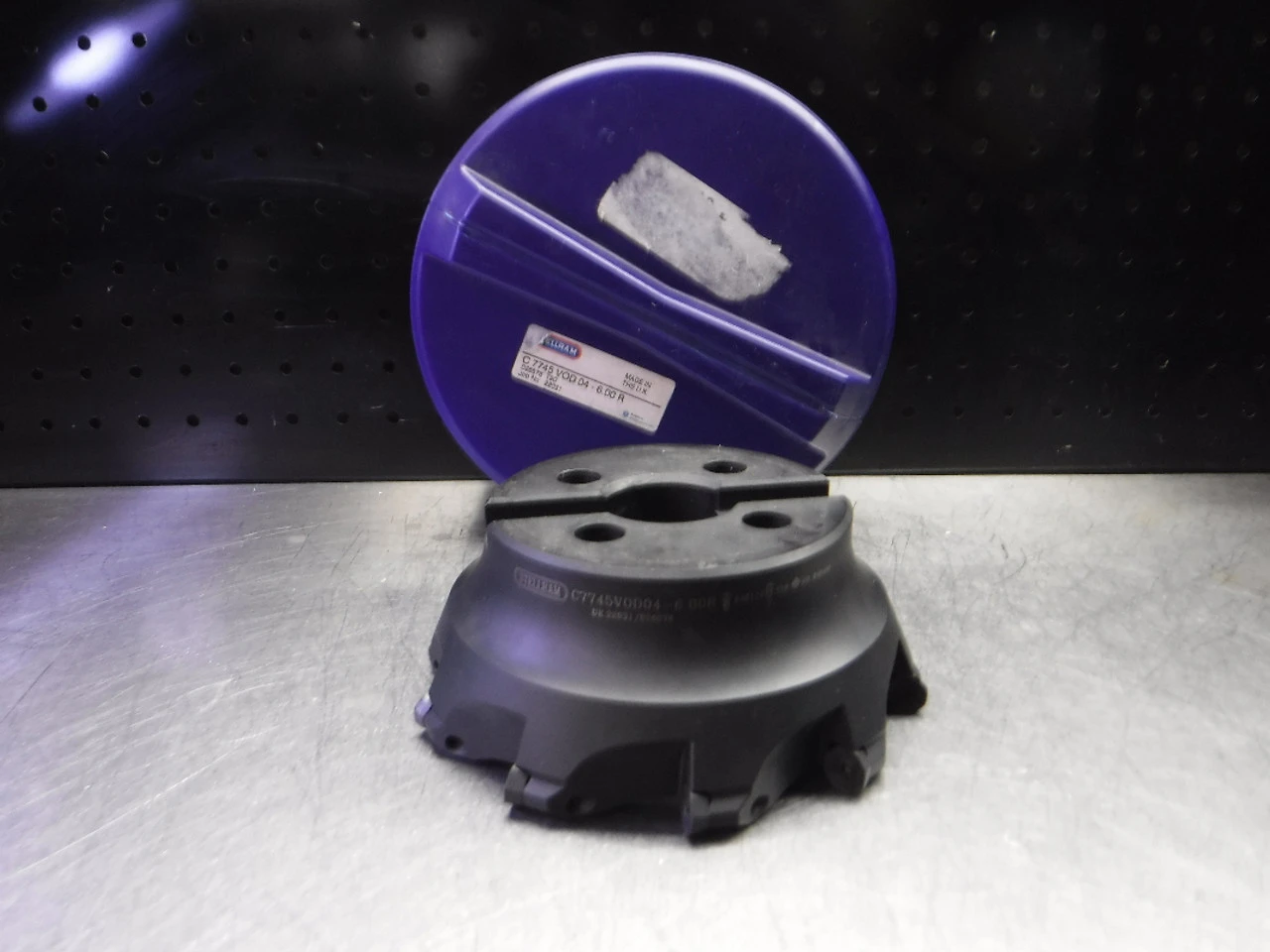 Stellram 6" Facemill 1.5" Arbor OD..040408 Insert C7745VOD04-6.00R (LOC1286B)