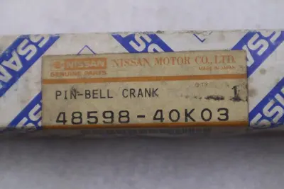 NEW IN BOX NISSAN 48598-40K03 PIN-BELL CRANK STOCK K-3761