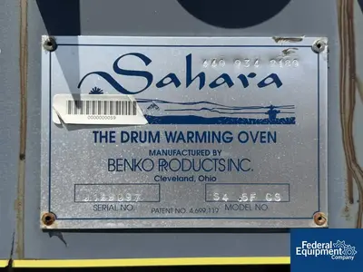 Used Sahara Sahara Drum Warming Oven, Model S4 5F CS Dryers Ohio US | Federal Equipment Company #1337718
