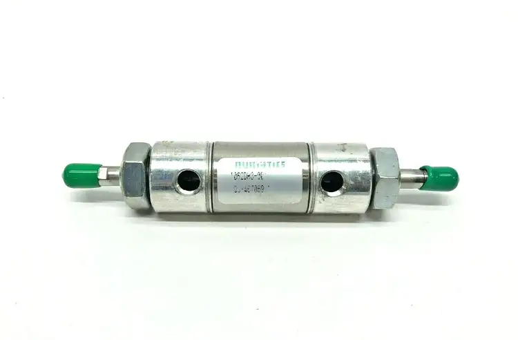Used NUMATICS 6" LONG (END TO END) DOUBLE ROD CYLINDER, 1/2" STK Pneumatic Cylinders | Maverick Industrial Sales #1103905