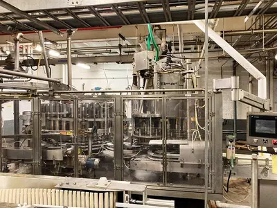 USED ELMAR MODEL RPE-36/16 MONOBLOCK FILLER/CAPPER ELMAR MODEL RPE-36/16 MONOBLOCK FILLER/CAPPER