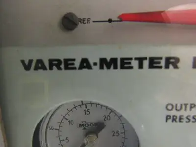 W&T Varea-Meter 4-1/4" SS Flange Mount Inline Pneumatic Transmitter 10-100%