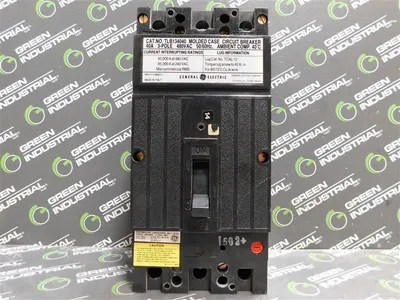 General Electric TLB134040 Circuit Breaker 40 Amps 480VAC 3 Pole 50/60 Hz Used