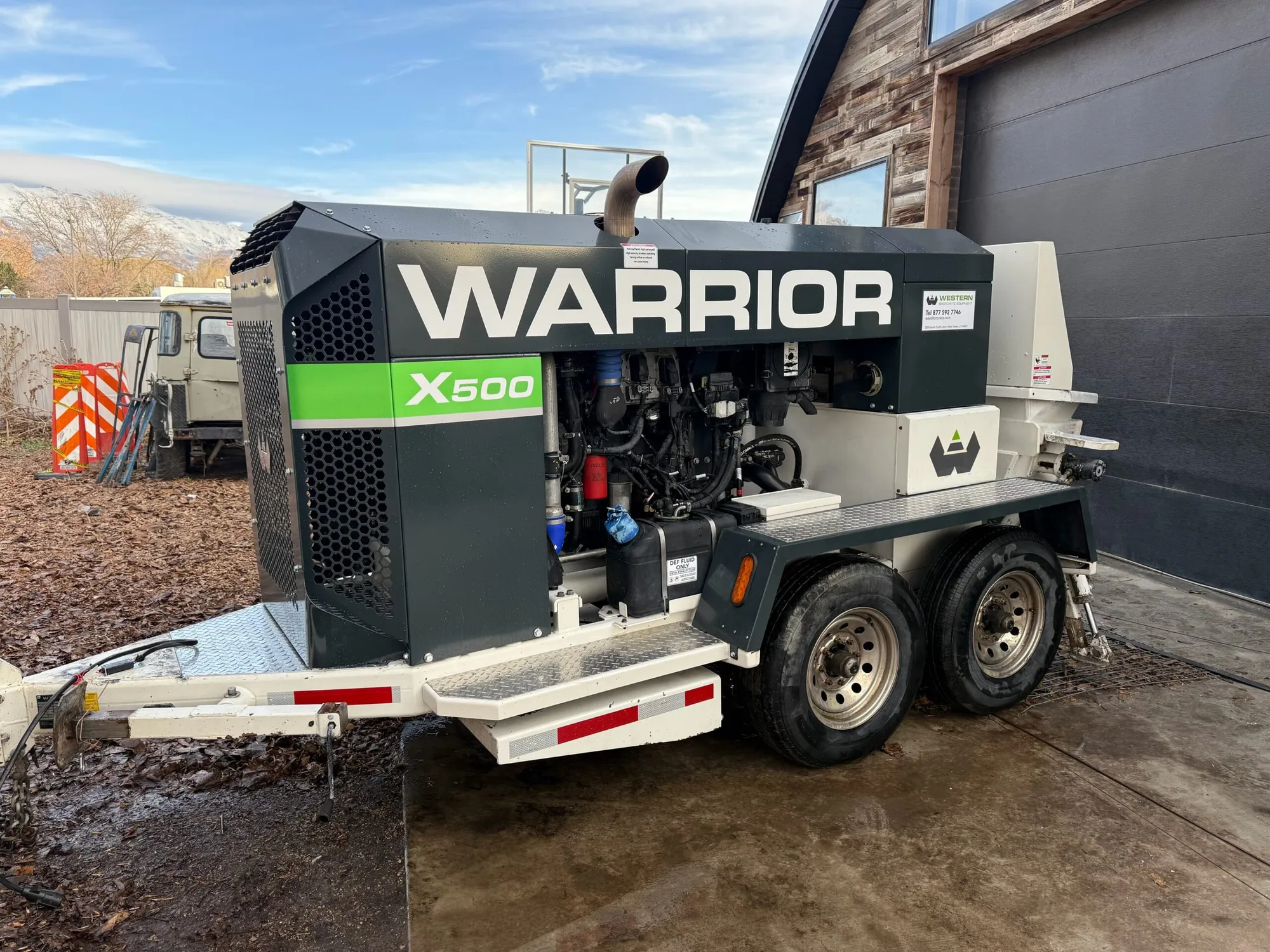 Used 2020 WARRIOR X500 Concrete Pumps Colorado US | Concrete Pump Depot #1393964