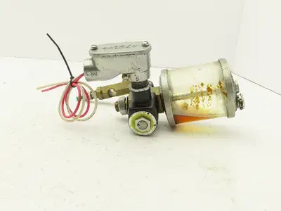 Lube Devices 727-1 Machine Oiler Lubricator 120V Solenoid 40PSI 12oz Reservoir