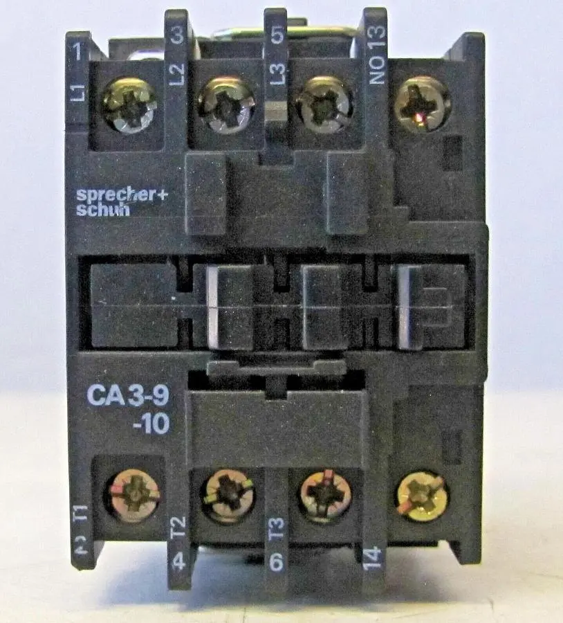 Sprecher + Schuh CA 3-9-10 25A Contactor 120V Coil 25 Amp