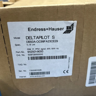 NEW Endress + Hauser DB50A-OC99FA23CE29
