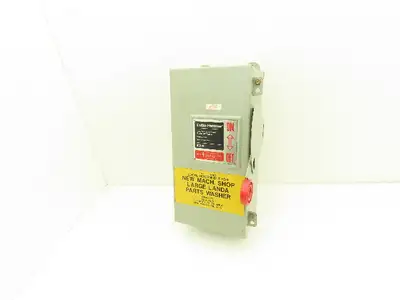 Cutler Hammer DH362FDK Eaton Safety Disconnect Switch 60A 600V Non-Fusible