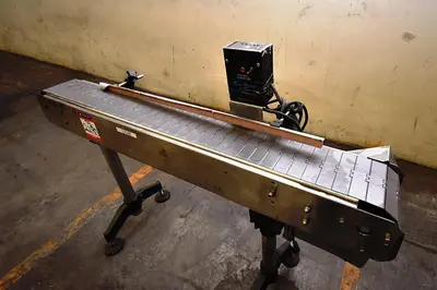 Conveyor, Belt,  6" Wide X 60" Long, Stainless Steel, Belt Drive #5991066