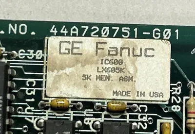 Used GE FANUC IC600LX605K Memory Ohio US | Surplus Asset Holdings #1246107