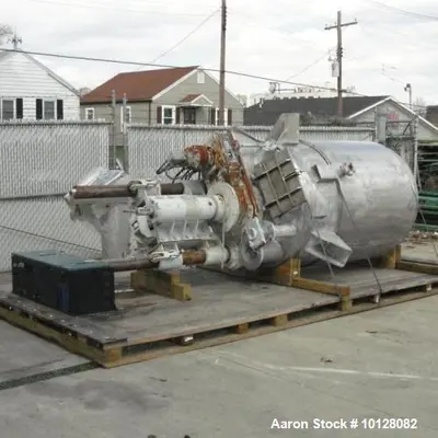 Used Bühler 1500 liter (400 gallon) Stainless Steel Vacuum Mixer
