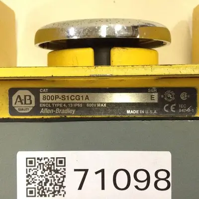 USED ALLEN BRADLEY 800P-S1CG1A SER E