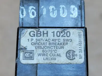 USED CUTLER-HAMMER GBH1020