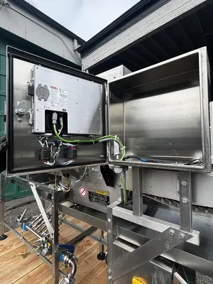 Used 2018 PNEUMATIC SCALE ANGELUS CB50F Inline Can Filler Seamer Oregon US | Ager Tank & Equipment Co. #1278452
