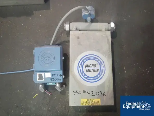 Used Micro Motion Micro Motion Flow Meter, Model DS 150, S/S Meters - Misc Ohio US | Federal Equipment Company #130039