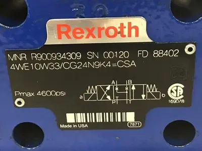USED REXROTH 4WE10W33/CG24N9K4