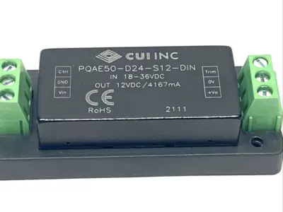Used CUI Inc. PQAE50-D24-S12-DIN DIN Rail Power Supplies Michigan US | Maverick Industrial Sales #1392325