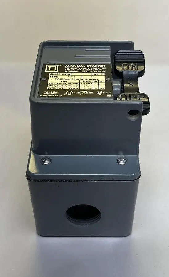 New | in-Stock SQUARE D 2510FW1 Industrial Controls Ohio US | Surplus Asset Holdings #1238578