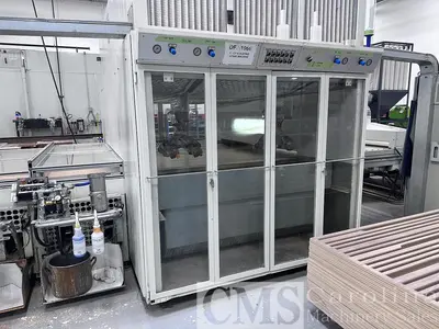 USED SUPERFICI 1300 MMTWIN SPRAY WITH 3 LAMINAR OVENS AND TWO LAMP UV