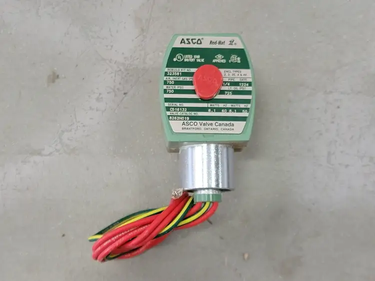 New | in-Stock ASCO 8262H019 Valves/Fittings British Columbia CA | Lenmark #257390