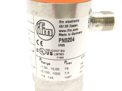 PN-010-RBN14-HFPKG/US/ /V, PN5204 | ifm PN5204 Pressure Sensor w/ Display PN-010-RBN14-HFPKG/US/ /V - New Other