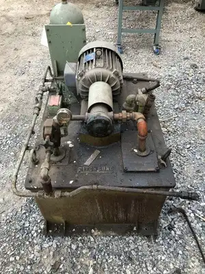 Fitchburg Hydraulic Vane Pump / Power Unit 3HP 1170RPM 3PH 50gal