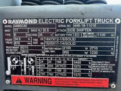 Used 2018 RAYMOND 4460C40 Misc Forklifts Illinois US | Somerset Equipment Sales #1542864