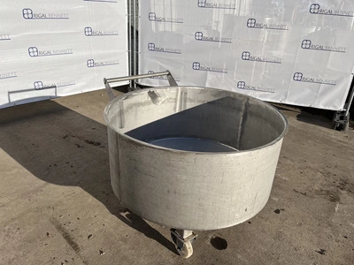 500L S/S Open Top Trolley Tanks