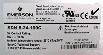 USED Sola SDN 5-24-100C