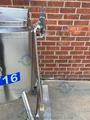 USED DCI 200 LITER STAINLESS STEEL JACKETED  REACTOR MIXING TANK