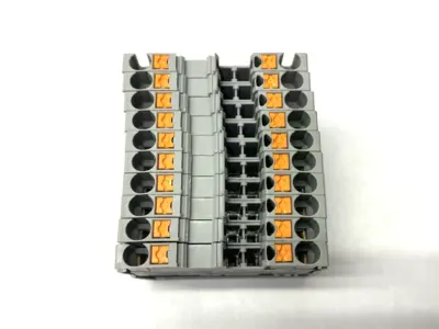 USED PHOENIX CONTACT PT 2,5 FEED-THROUGH TERMINAL BLOCK LOT OF 10
