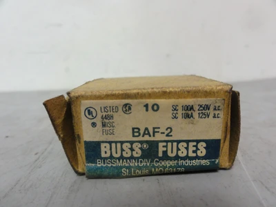 NEW COOPER BUSSMAN BAF-2
