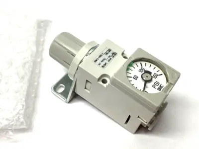 USED SMC COMPACT MANIFOLD REGULATOR