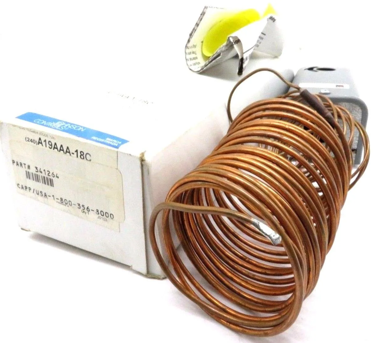 NEW JOHNSON CONTROLS A19AAA-18C TEMPERATURE CONTROL 341264 A19AAA18C