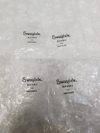 SWAGELOK NI-4-VCR-2 SEAL FITTING (LOT OF 4)