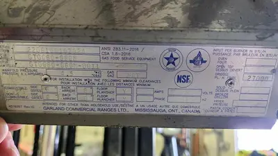 USED GARLAND GTGG60-GT60M