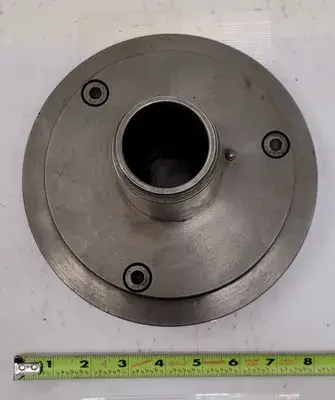 4 JAW LATHE CHUCK, 7-3/4" DIAMETER, 1-1/4" THROUGH HOLE