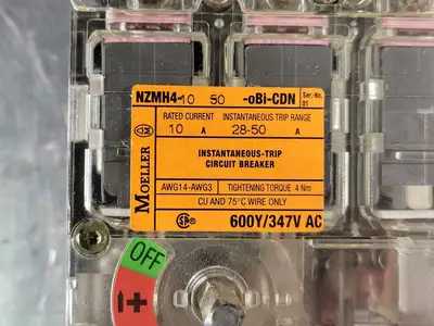 New | in-Stock MOELLER NZMH4-10-50-OBI-CDN Switchgears British Columbia CA | Lenmark #240281
