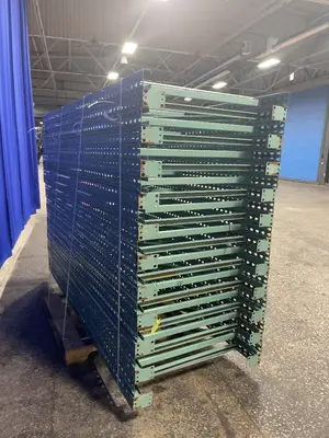 36" X 96" Pallet Racking Uprights  - Tear Drop