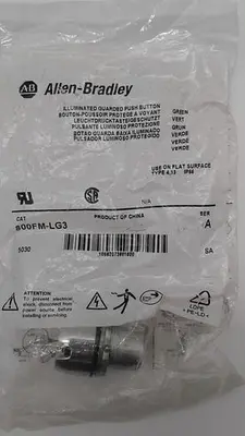 New | in-Stock ALLEN-BRADLEY ALLEN-BRADLEY ILLUMINATED GUARDED PUSH BUTTON 800FM-LG3 Misc Electrical & Power Parts | ND Industrial Surplus #1211852